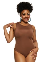 Womens Plus Daisy Tank Bodysuit,