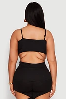 Womens Plus Cut Out Cami,