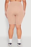 Womens Plus Seamless High Waist Bike
