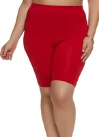 Womens Plus Seamless Bike Shorts,