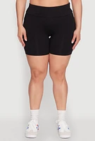 Womens Plus Cell Phone Pocket Shorts,