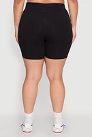 Womens Plus Cell Phone Pocket Shorts,