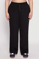 Womens Plus Ribbed Knit Sweatpants, 2X