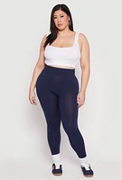 Womens Plus Seamless High Waisted Leggings,