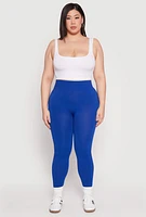 Womens Plus Seamless High Waisted Leggings,