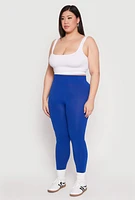 Womens Plus Seamless High Waisted Leggings,