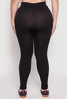 Womens Plus Seamless Cut Out Side Leggings,