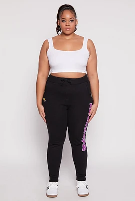 Womens Plus Size Brooklyn Joggers, Black, Size 1X