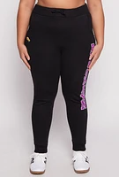 Womens Plus Size Brooklyn Joggers, Black, Size 1X