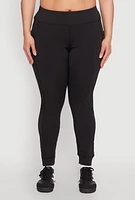 Womens Plus High Waisted Cell Phone Pocket Leggings, 1X