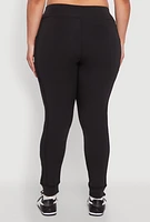 Womens Plus High Waisted Cell Phone Pocket Leggings, 1X