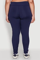Womens Plus High Waisted Cell Phone Pocket Leggings, 3X