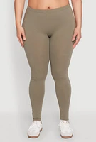Womens Plus High Waisted Leggings,