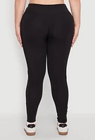 Womens Plus Side Pocket Leggings,