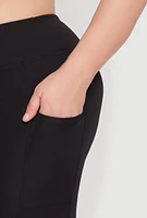 Womens Plus Side Pocket Leggings,