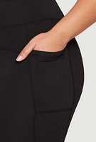 Womens Plus Cell Phone Pocket Leggings,