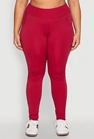 Womens Plus Side Zip Pocket Leggings, 2X