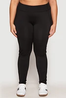 Womens Plus Side Pocket High Waist Active Leggings,