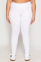 Womens Plus Side Pocket High Waist Active Leggings,