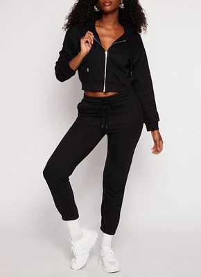Womens Drawstring Pocket Sweatpants,
