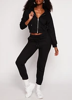 Womens Drawstring Pocket Sweatpants,