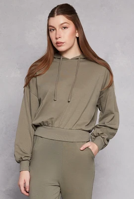 Womens French Terry Pullover Hoodie,