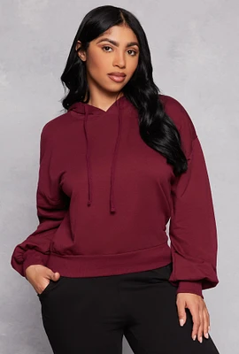 Womens French Terry Pullover Hoodie,