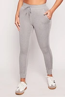 Womens Acid Wash Drawstring Joggers, Grey, Size XL