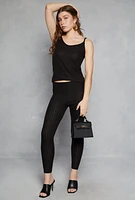 Womens Brushed Ribbed Knit Cami,