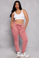 Womens Fleece Pocket Joggers,