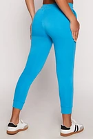 Womens Queene Graphic Fleece Drawstring Joggers,