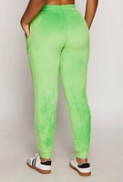 Womens Velour Drawstring Joggers,