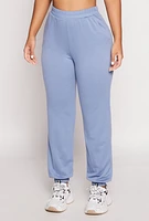 Womens French Terry Pull On Joggers,