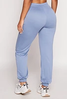 Womens French Terry Pull On Joggers,