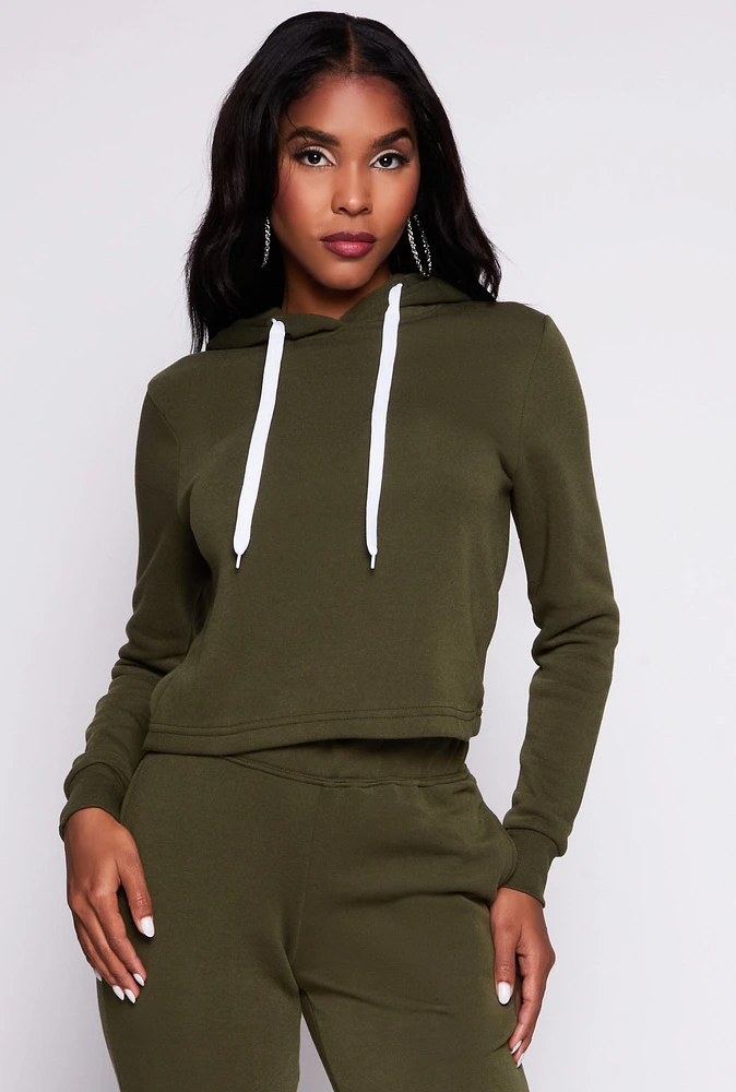 Womens Pullover Fleece Hoodie,
