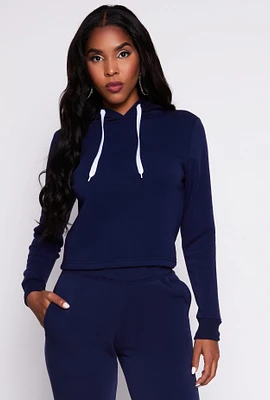 Womens Pullover Fleece Hoodie,