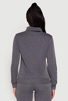 Womens Funnel Neck Sweatshirt,