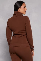 Womens Funnel Neck Sweatshirt,