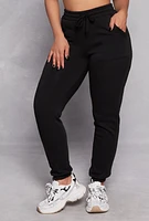 Womens Pocket Drawstring Sweatpants,