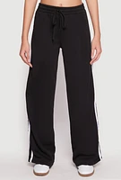 Womens Varsity Stripe Drawstring Sweatpants, M