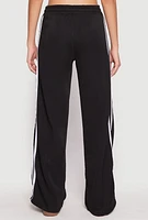 Womens Varsity Stripe Drawstring Sweatpants, M