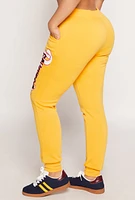 Womens Racer California Joggers, Yellow, Size L