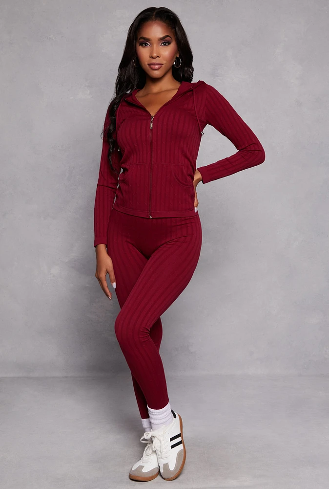 Womens Seamless Shadow Stripe Leggings,