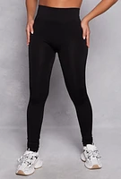 Womens Seamless High Waist Leggings, S-M