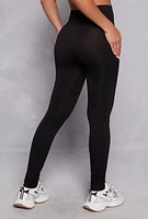 Womens Seamless High Waist Leggings, S-M