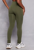 Womens Seamless High Waist Leggings, S-M