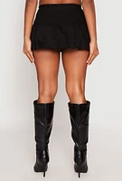 Womens Almost Famous Mini Balloon Skirt, Black, Size S