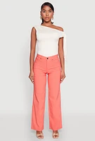 Womens Hyperstretch Straight Leg Jeans, Orange, Size XL