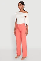 Womens Hyperstretch Straight Leg Jeans, Orange, Size XL