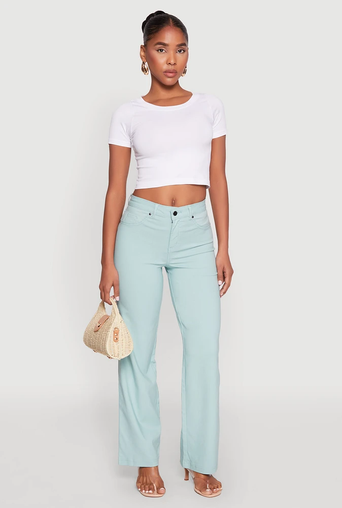 Womens Hyperstretch Straight Leg Jeans,